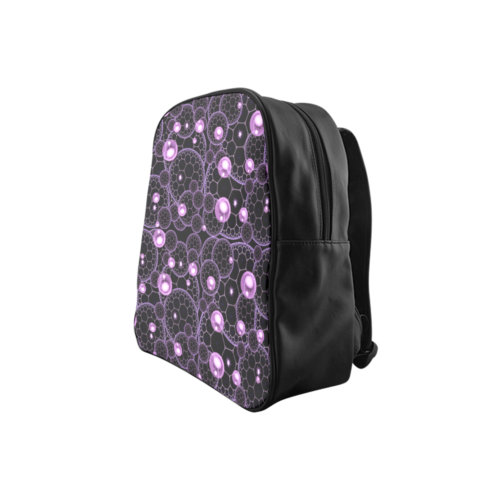 bubbles purple kids bag School Backpack (Model 1601)(Small)