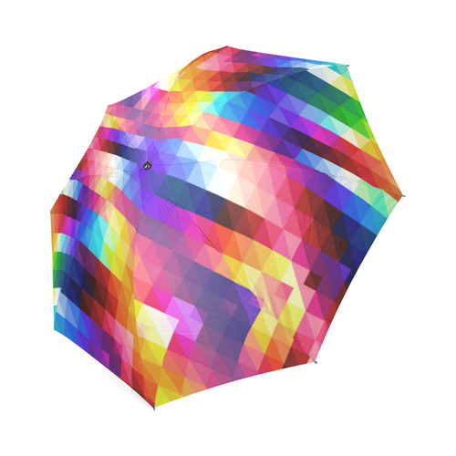 Boho ccolorful pattern Foldable Umbrella (Model U01)