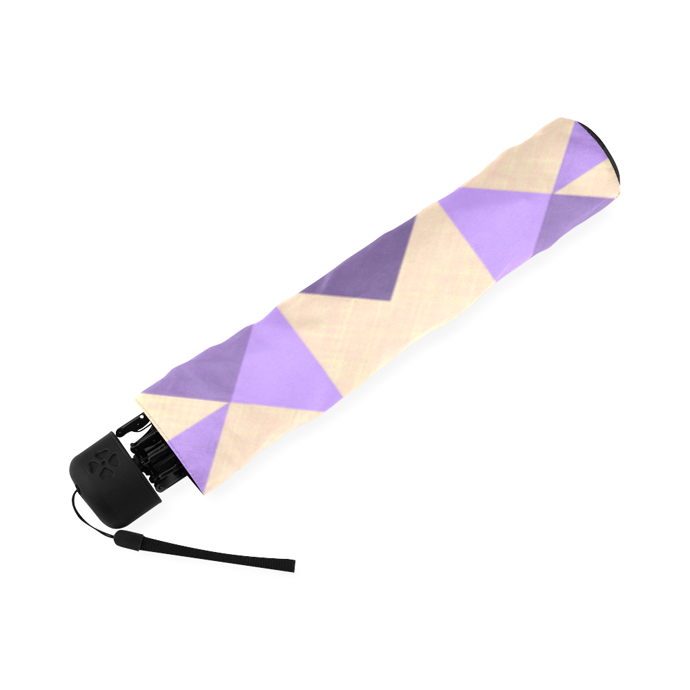 Purple aztec geometry Foldable Umbrella (Model U01)