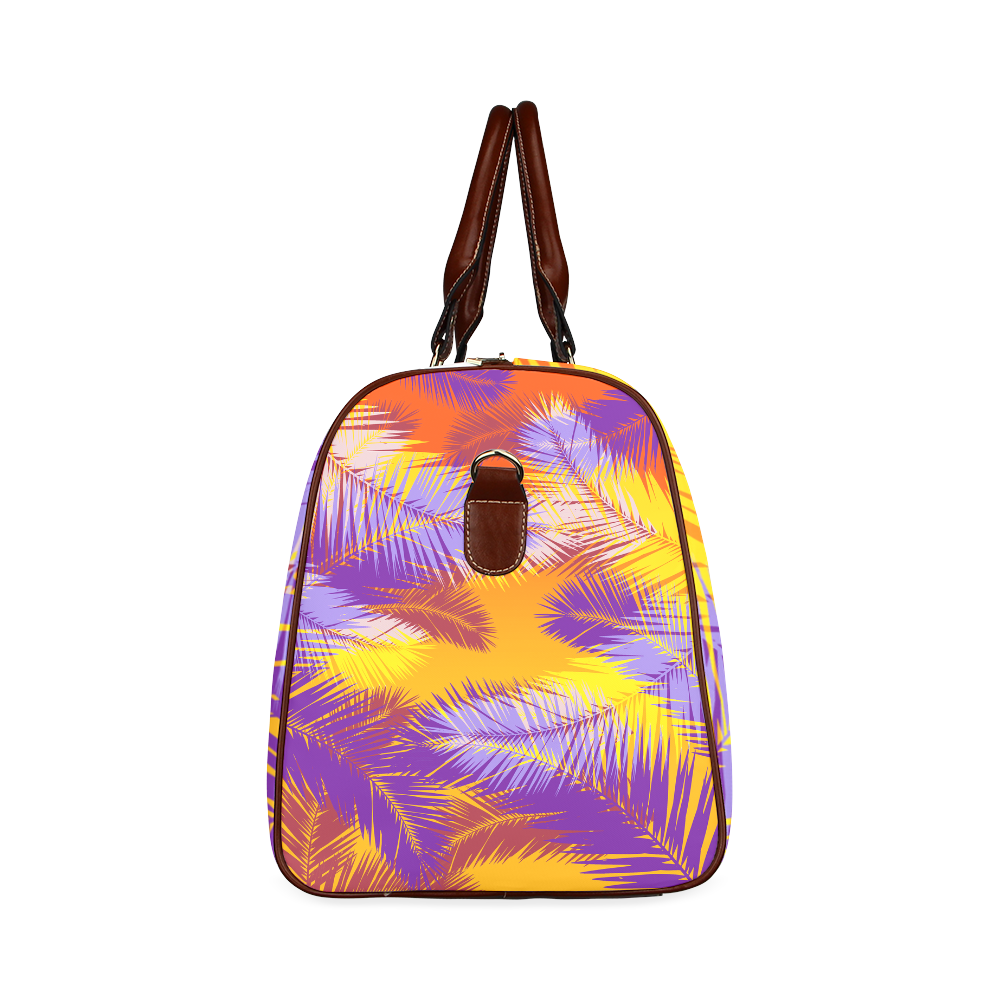 Tropical Summer Pop Art Hipster Waterproof Travel Bag/Large (Model 1639)