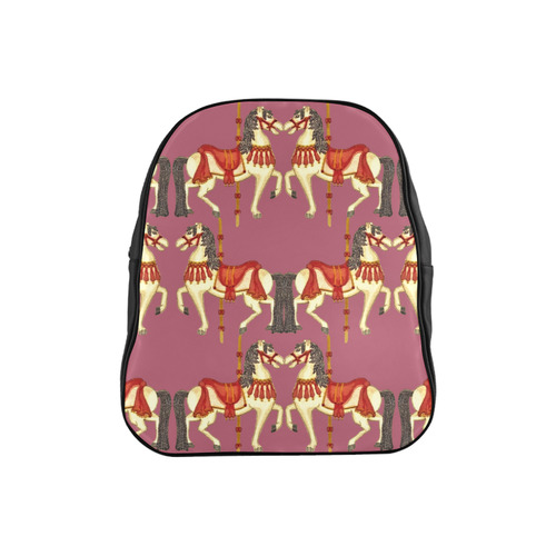 prancing carouselle ponies1  kids bag School Backpack (Model 1601)(Small)