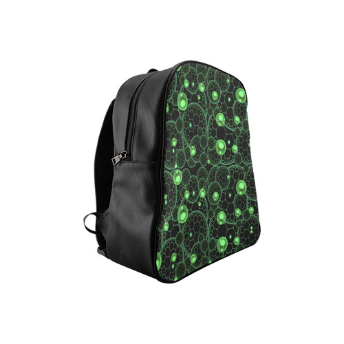 bubbles green kids bag School Backpack (Model 1601)(Small)