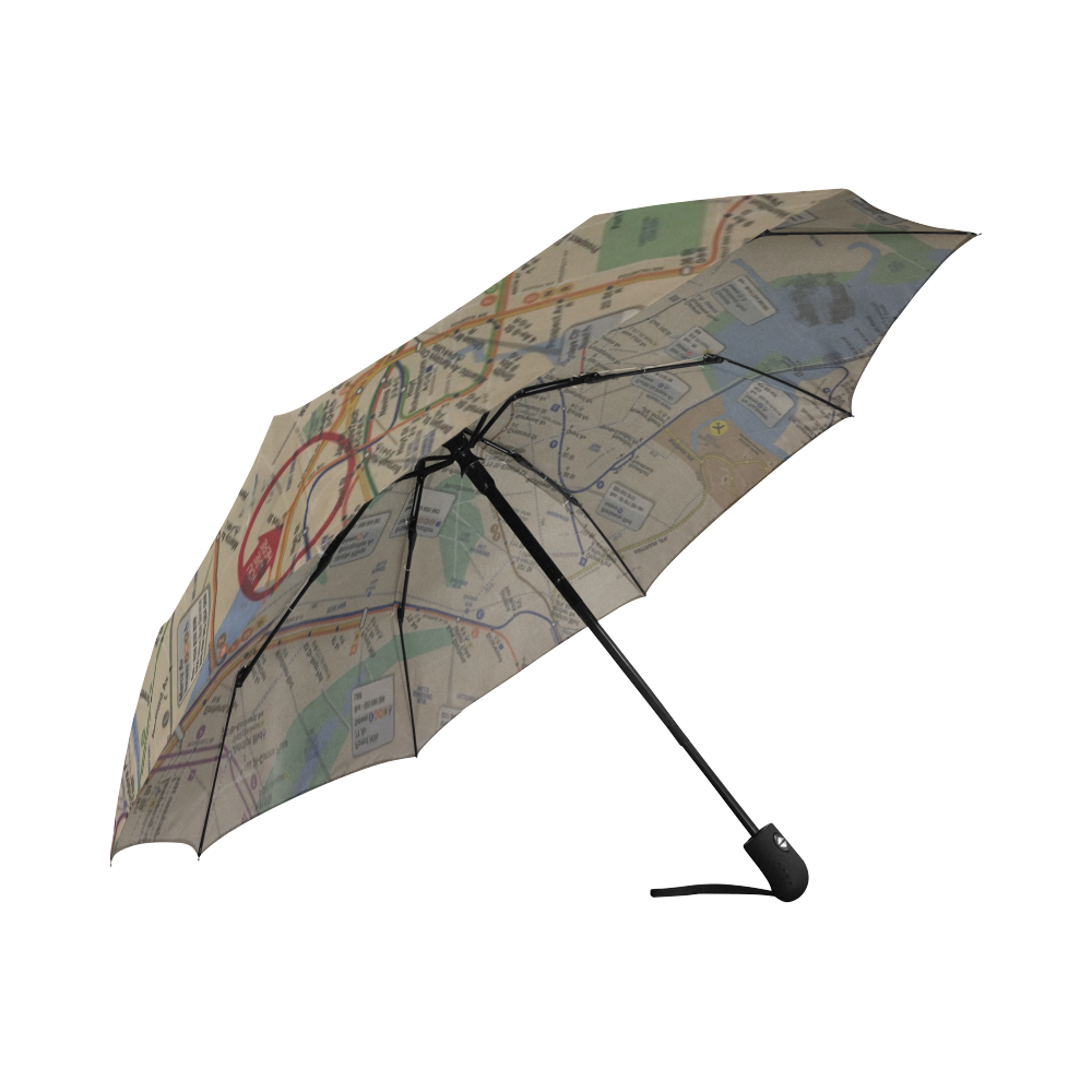 Subway Auto-Foldable Umbrella (Model U04)