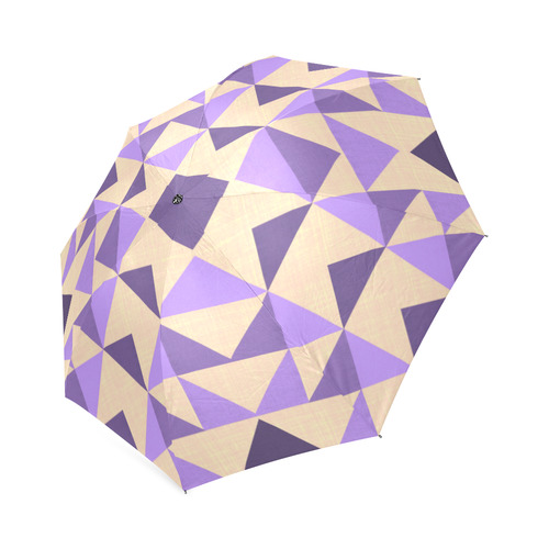 Purple aztec geometry Foldable Umbrella (Model U01)