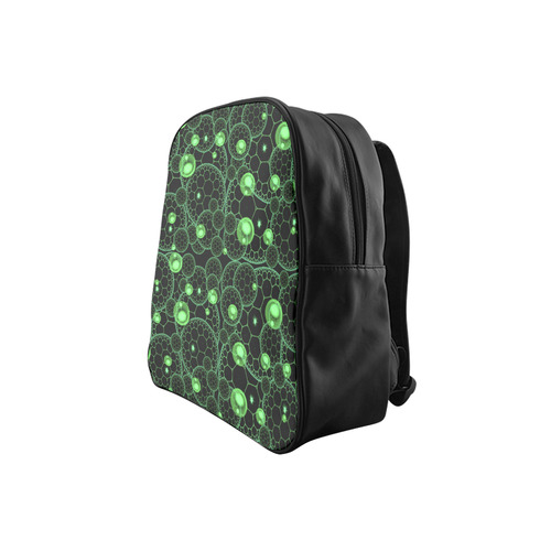 bubbles green kids bag School Backpack (Model 1601)(Small)