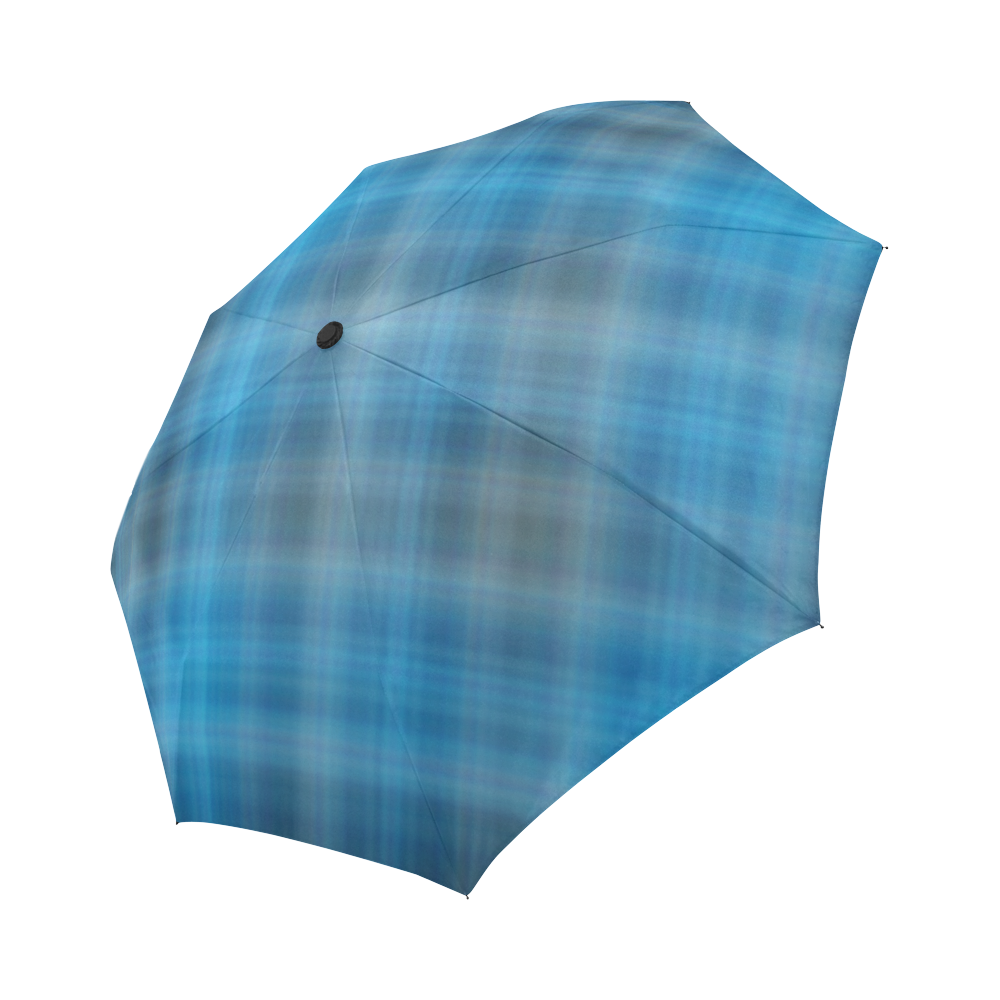 countryblueplaid Auto-Foldable Umbrella (Model U04)