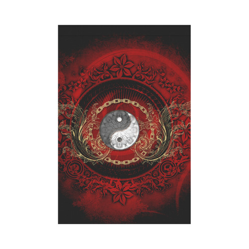 The sign ying and yang Garden Flag 12‘’x18‘’（Without Flagpole）