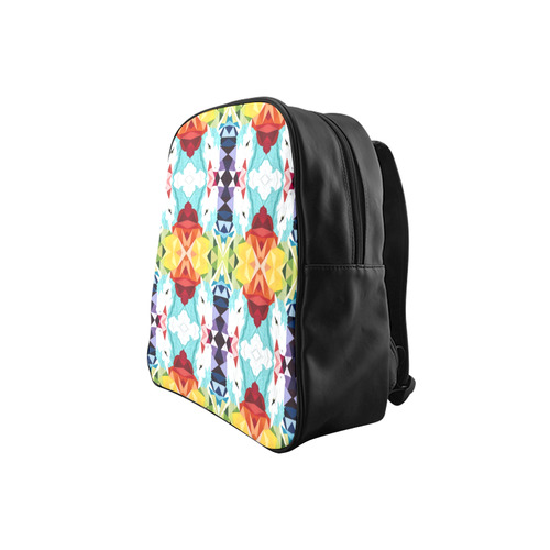 horse patchwork kids bags School Backpack (Model 1601)(Small)