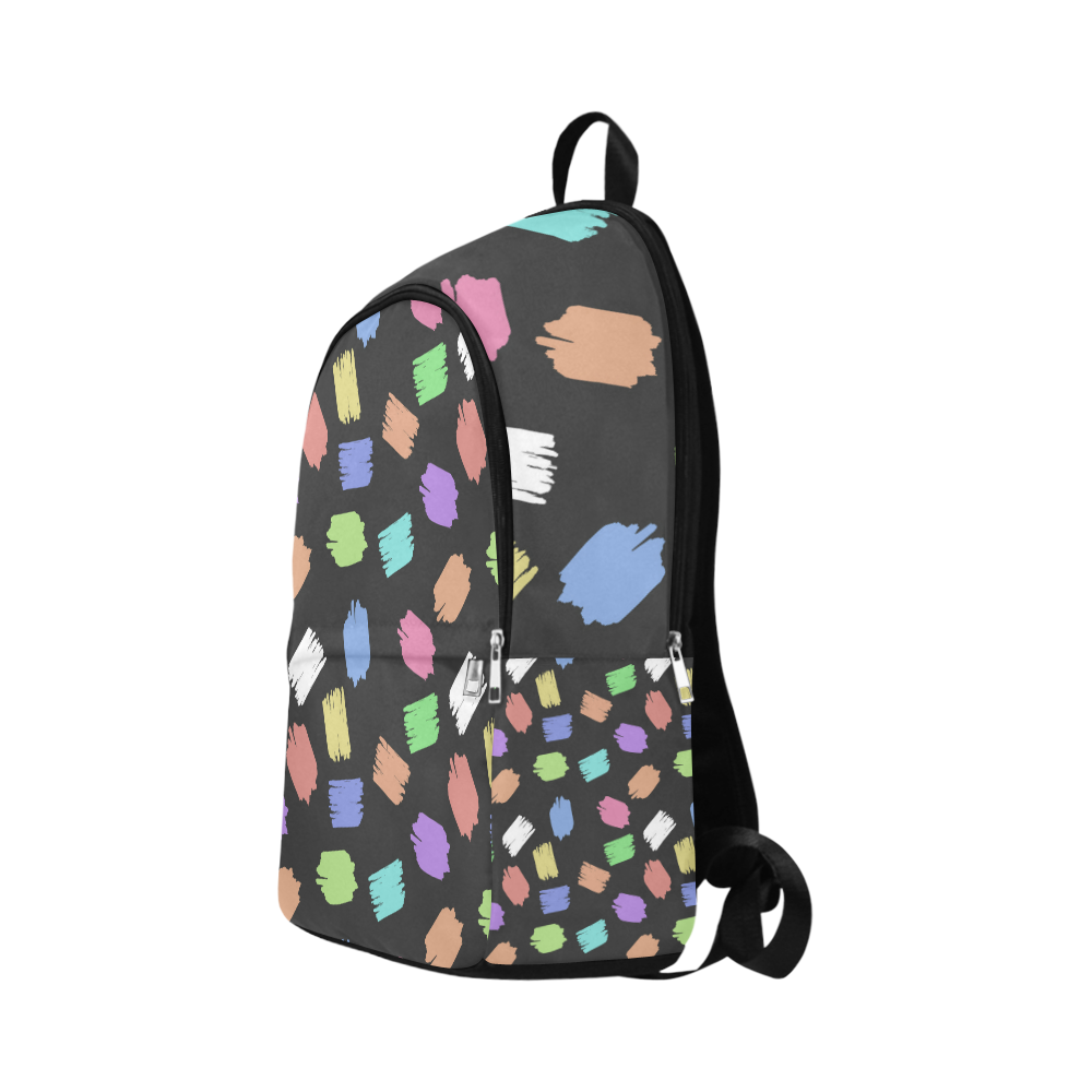 Brush pattern Fabric Backpack for Adult (Model 1659)