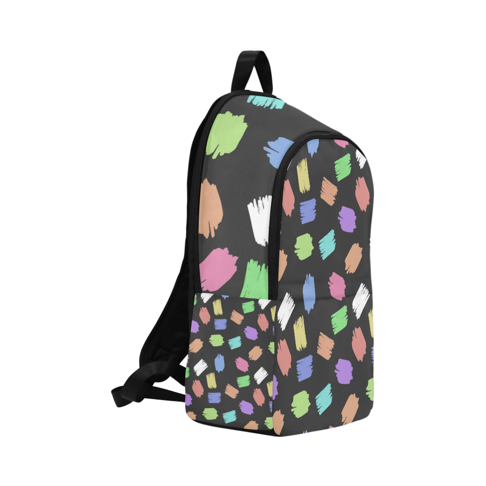 Brush pattern Fabric Backpack for Adult (Model 1659)