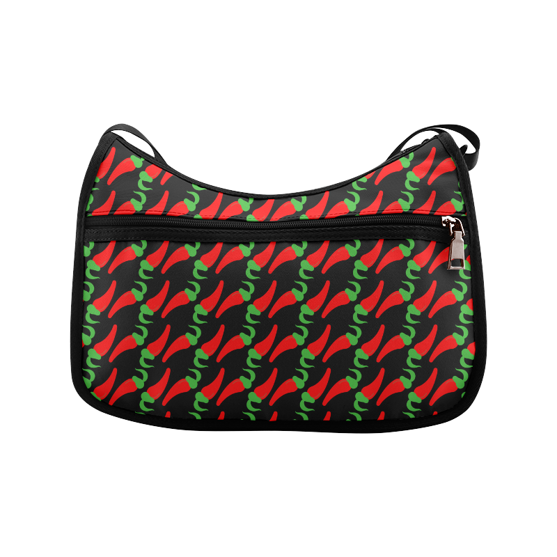 Red Hot Chilli Pepper Pattern Crossbody Bags (Model 1616)