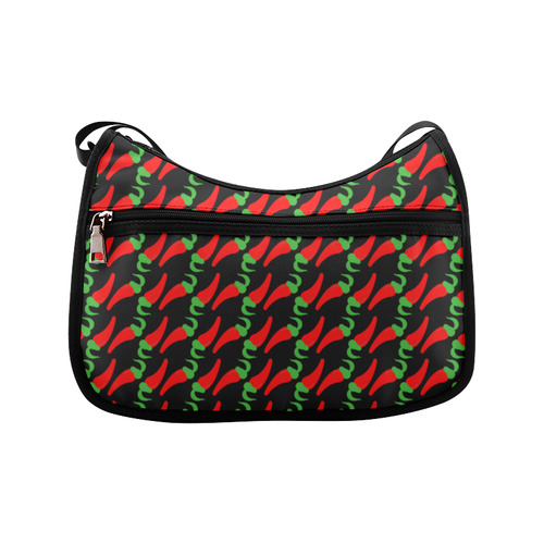 Red Hot Chilli Pepper Pattern Crossbody Bags (Model 1616)