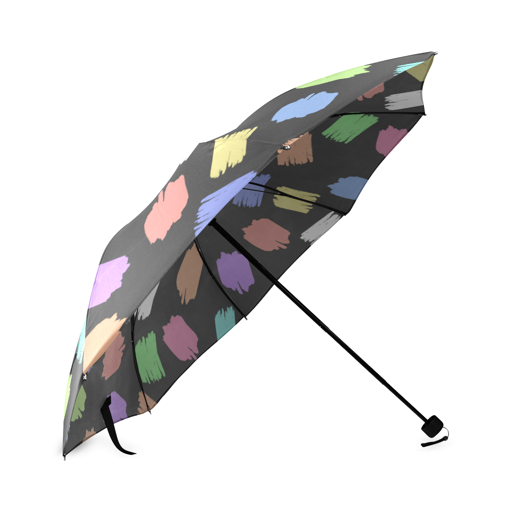 Brush pattern Foldable Umbrella (Model U01)