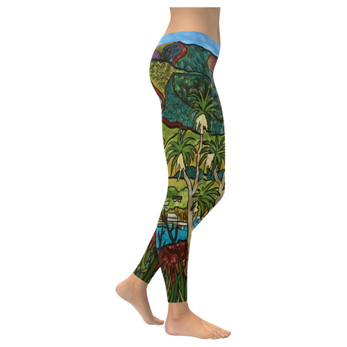 Aroha Women's Low Rise Leggings (Invisible Stitch) (Model L05)