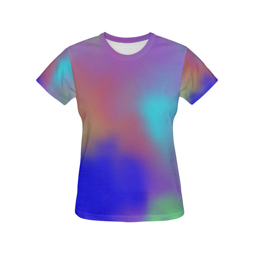 SPACE DUST All Over Print T-Shirt for Women (USA Size) (Model T40)