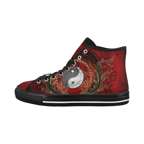 The sign ying and yang Vancouver H Men's Canvas Shoes/Large (1013-1)