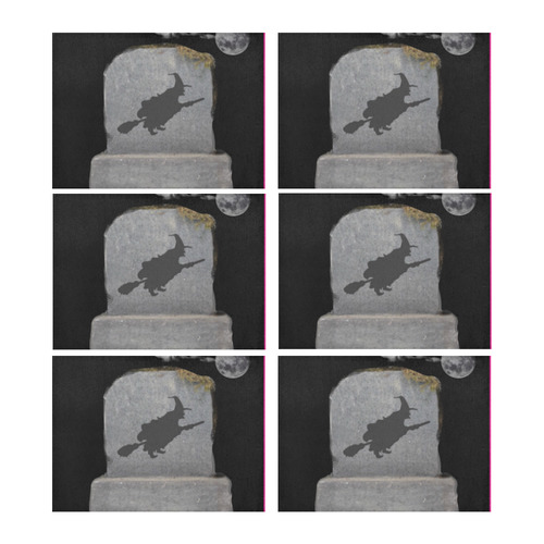 Funny Halloween -grave by JamColors Placemat 14’’ x 19’’ (Set of 6)