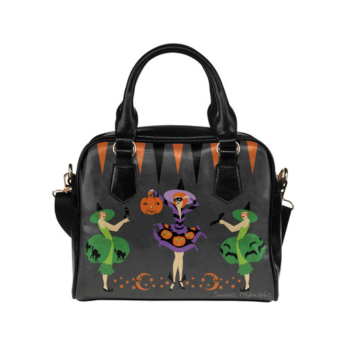 Flapper Halloween Party Handbag Shoulder Handbag (Model 1634)