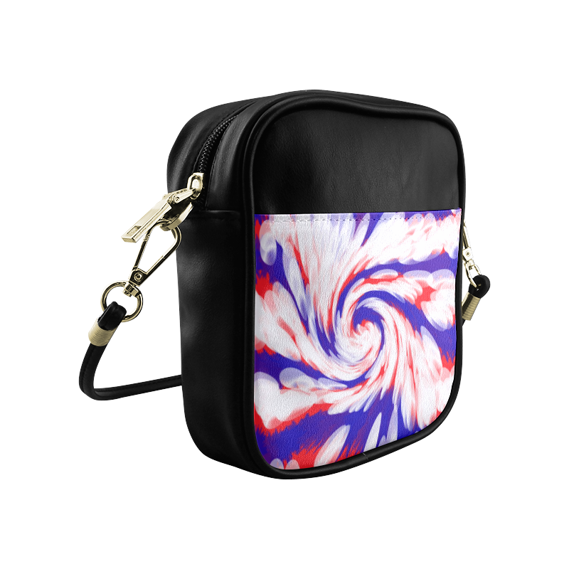 Red White Blue USA Patriotic Abstract Sling Bag (Model 1627)