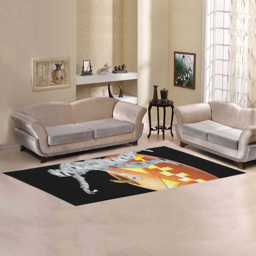 Funny Halloween - Zombie by JamColors Area Rug 9'6''x3'3''