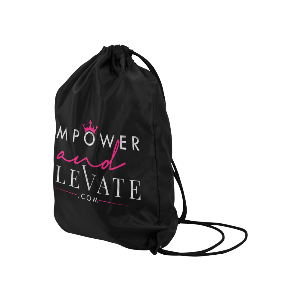 Empower & Elevate Drawstring Bag Large Drawstring Bag Model 1604 (Twin Sides)  16.5"(W) * 19.3"(H)