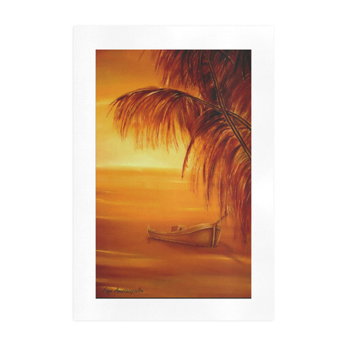 Desert Island Art Print 19‘’x28‘’