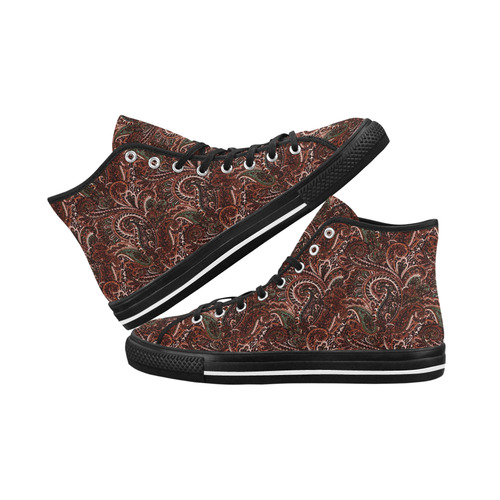 Classic Earth Tones Paisley Vancouver H Women's Canvas Shoes (1013-1)