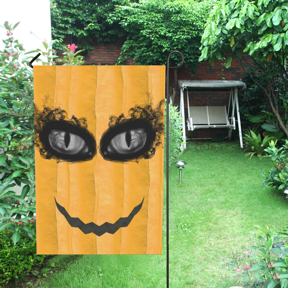 Funny Halloween - Face 2 by JamColors Garden Flag 28''x40'' （Without Flagpole）