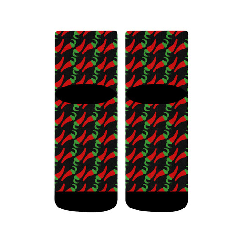 Red Hot Chilli Pepper Pattern Quarter Socks