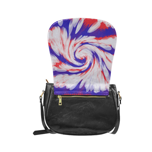 Red White Blue USA Patriotic Abstract Classic Saddle Bag/Small (Model 1648)