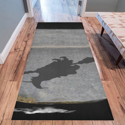 Funny Halloween -grave by JamColors Area Rug 9'6''x3'3''