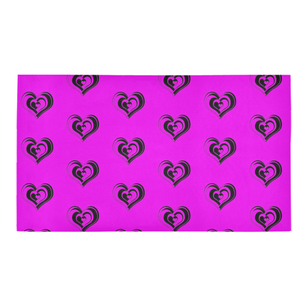 lovely hearts 17C by JamColors Bath Rug 16''x 28''