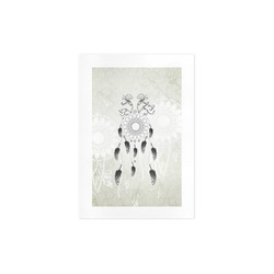 Dreamcatcher in black and white Art Print 7‘’x10‘’