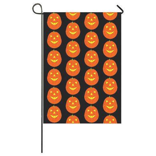 Funny Halloween - Pumpkin Pattern 2 by JamColors Garden Flag 28''x40'' （Without Flagpole）