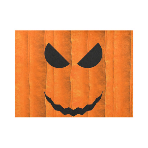 Funny Halloween - Face by JamColors Placemat 14’’ x 19’’ (Set of 4)