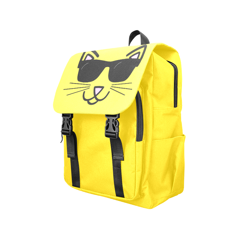 Cool Cat With Sunglasses Casual Shoulders Backpack (Model 1623)