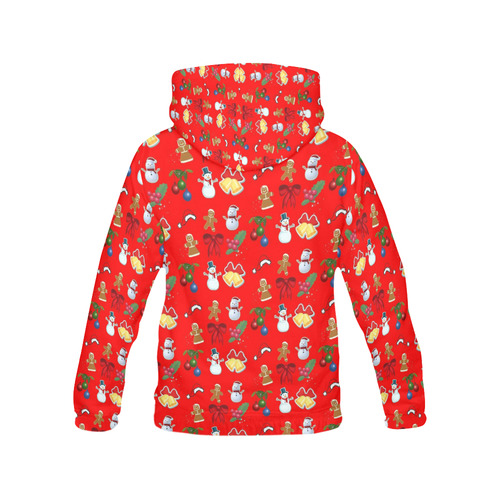 merry christmas 718A by JamColors All Over Print Hoodie for Women (USA Size) (Model H13)