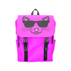 Cool Cat With Sunglasses Casual Shoulders Backpack (Model 1623)