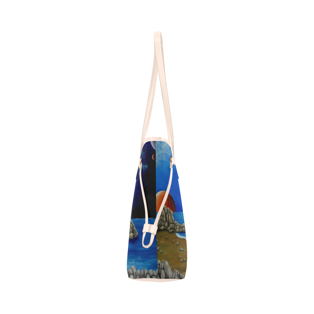 Cosmic Perception Clover Canvas Tote Bag (Model 1661)