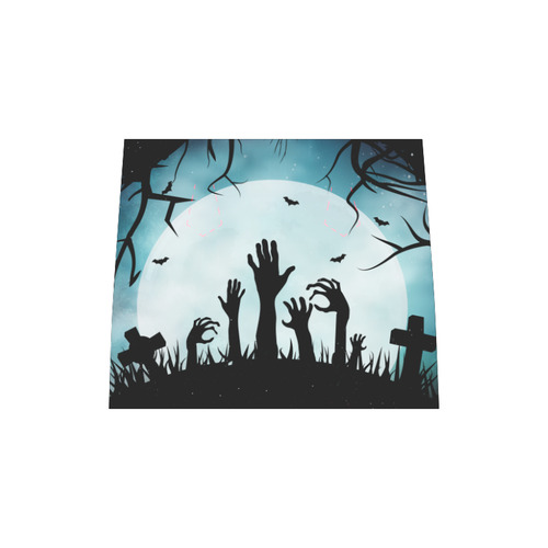 Scary Spooky Halloween Graveyard Hands Boston Handbag (Model 1621)