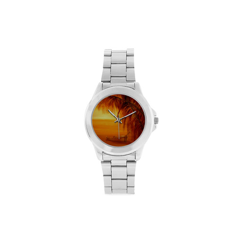 Desert Island Unisex Stainless Steel Watch(Model 103)
