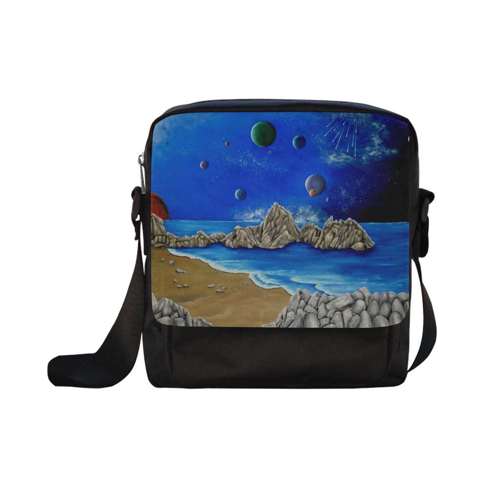 Cosmic Perception Crossbody Nylon Bags (Model 1633)