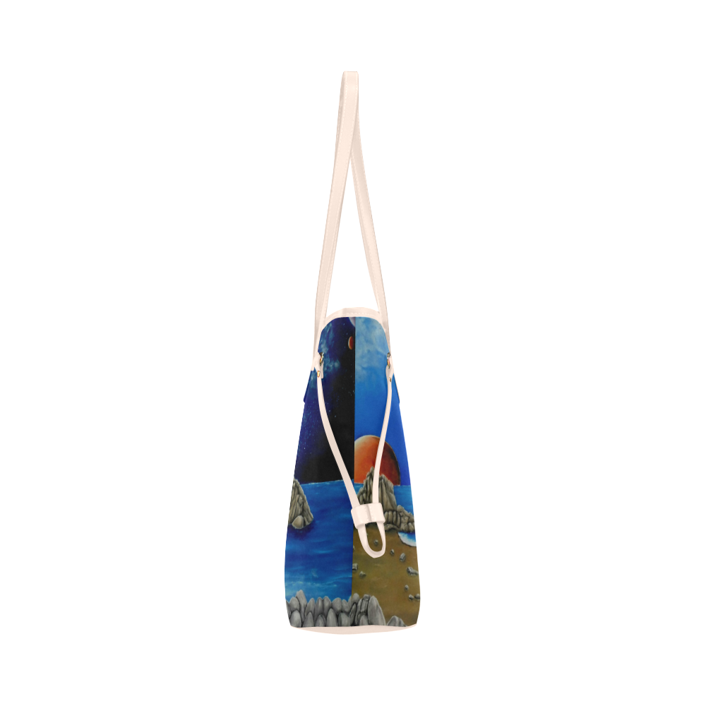 Cosmic Perception Clover Canvas Tote Bag (Model 1661)