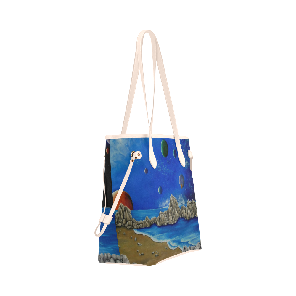 Cosmic Perception Clover Canvas Tote Bag (Model 1661)