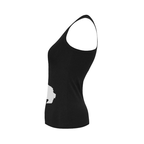 MMBB State on Black Women's Shoulder-Free Tank Top (Model T35)