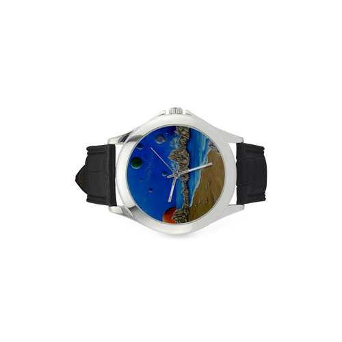 Cosmic Perception Women's Classic Leather Strap Watch(Model 203)