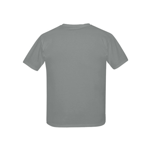 Designer Color Solid Neutral Gray Kids' All Over Print T-shirt (USA Size) (Model T40)