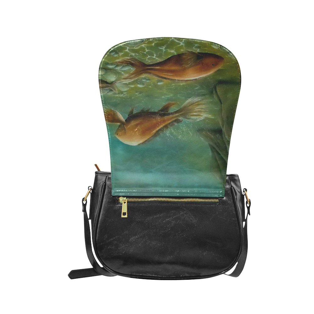 Silent Wisdom Classic Saddle Bag/Small (Model 1648)