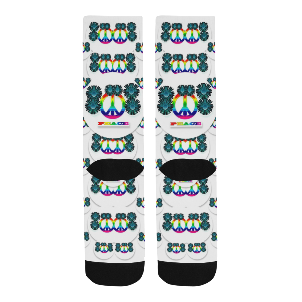 peace is us in love Trouser Socks