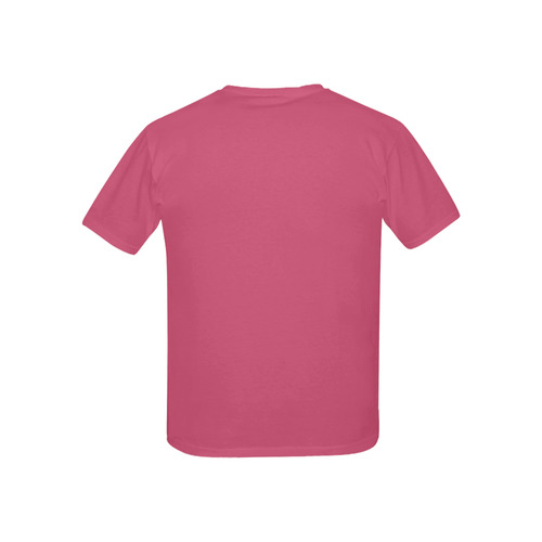 Designer Color Solid Honeysuckle Kids' All Over Print T-shirt (USA Size) (Model T40)